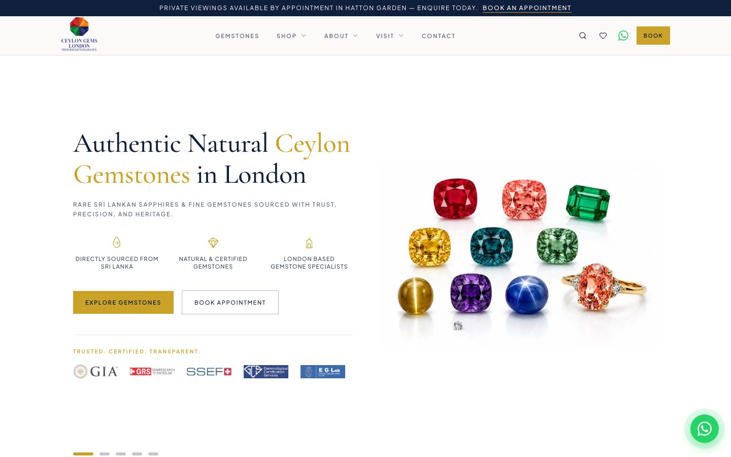 Ceylon Gems London